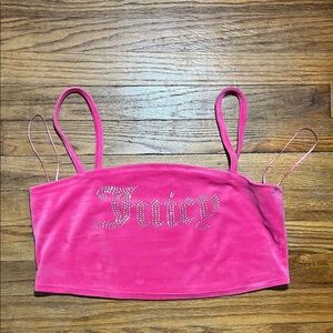 Juicy Couture hot pink  Crop Top size medium